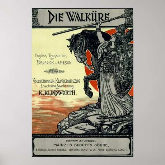 De Valkyrie Poster (Voorkant)