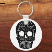 De vallei van de schaduw van de dood sleutelhanger (Voorkant)