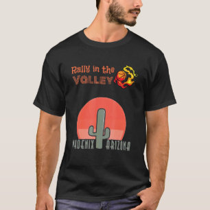 De vallei van de Valley Oop Phoenix Retro T-shirt