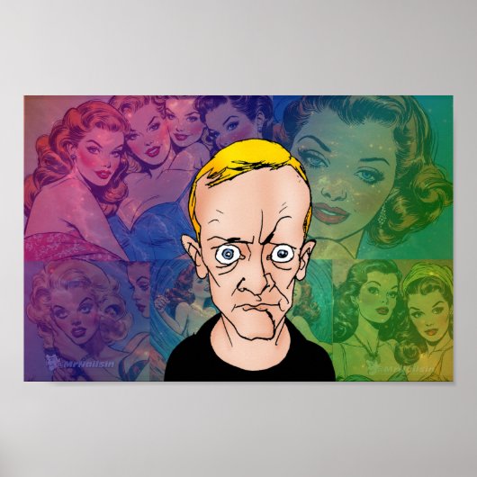 De vallei van de zorg poster (Voorkant)