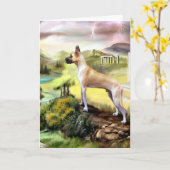 De Vallei van great dane van de Gepersonaliseerde Kaart (Gele Bloem)