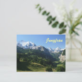De Vallei van Jungfrau Briefkaart (Staand voorkant)