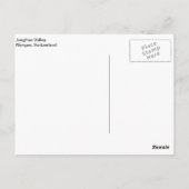 De Vallei van Jungfrau Briefkaart (Achterkant)