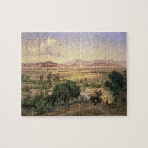 De vallei van Mexico van de Lage Ridge van Tacubay Legpuzzel