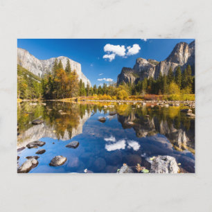 De Vallei van Yosemite in Herfst Briefkaart