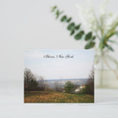 DE VALLEY VAN ITHACA, NEW YORK briefkaart (Staand voorkant)