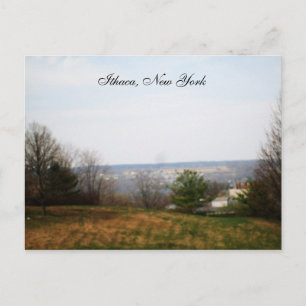 DE VALLEY VAN ITHACA, NEW YORK briefkaart