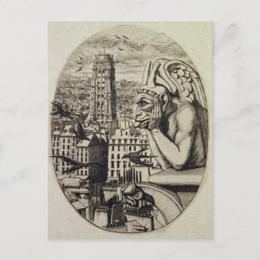 De Vampier, 1853 Briefkaart (Voorkant)