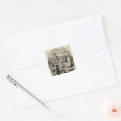 De Vampier, 1853 Vierkante Sticker (Envelop)