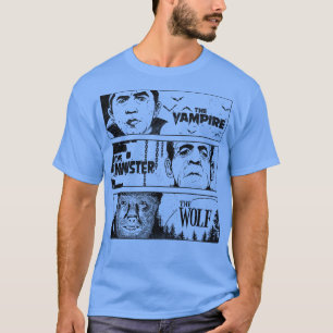De Vampier Het Monster en De Wolf II T-shirt