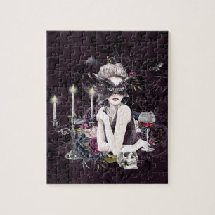 De vampier Moody Gothic Vampy Glam Bleke Skin Legpuzzel