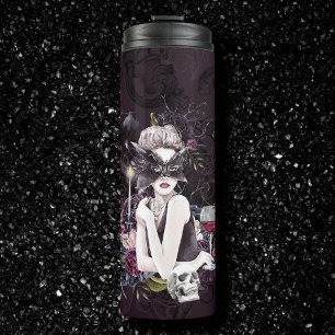 De vampier Moody Gothic Vampy Glam Bleke Skin Thermosbeker