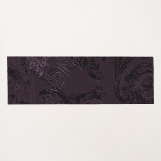 De vampier | Moody Gothic Vampy Glam Bleke Skin Yogamat (Achterkant (horizontaal))