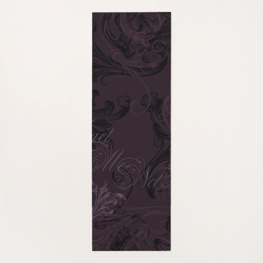 De vampier | Moody Gothic Vampy Glam Bleke Skin Yogamat (Achterkant)