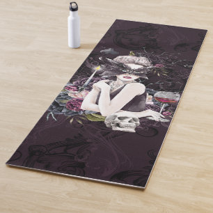De vampier   Moody Gothic Vampy Glam Bleke Skin Yogamat