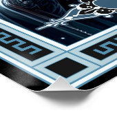 De Vampire Tarot Kaart Perfect Poster (Hoek)