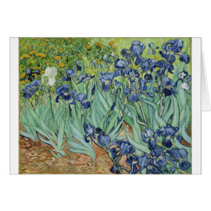 De Van Gogh toujours la vie : Vase avec des iris