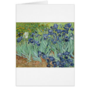 De Van Gogh toujours la vie : Vase avec des iris