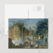 De vangst van de Bastille, 14 juli 1789 Briefkaart (Voorkant / Achterkant)