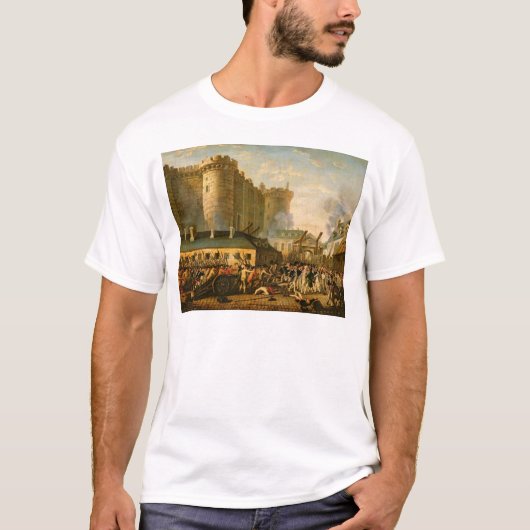 De vangst van de Bastille, 14 juli 1789 T-shirt (Voorkant)