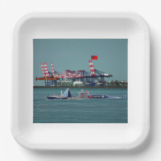 De vangst van vandaag papieren bordje