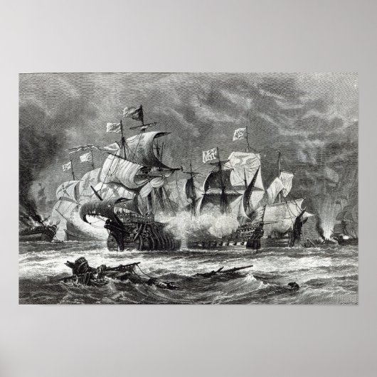 De Vanguard onder Sir William Winter Poster (Voorkant)