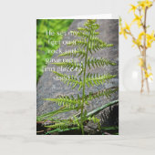 De Varen van het 40:2 van de psalm & de Kaart van (Gele Bloem)