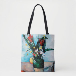 De Vase van Tulpen, Paul Cezanne Draagtas