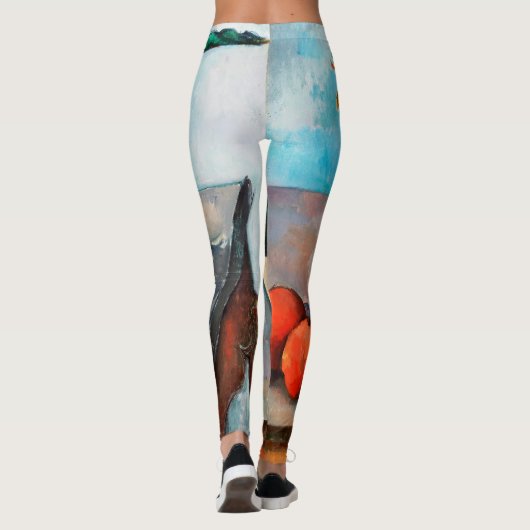De Vase van Tulpen, Paul Cezanne Leggings (Achterkant)