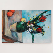 De Vase van Tulpen, Paul Cezanne Legpuzzel (Horizontaal)