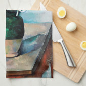 De Vase van Tulpen, Paul Cezanne Theedoek (Quarter Fold)