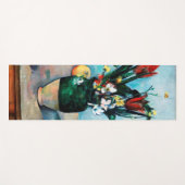 De Vase van Tulpen, Paul Cezanne Yogamat (Voorkant (horizontaal))