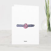 DE "VASTGELOPEN" 18DE KAART VAN DE VERJAARDAG (Achterkant)