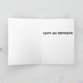 DE "VASTGELOPEN" 18DE KAART VAN DE VERJAARDAG (Binnen)