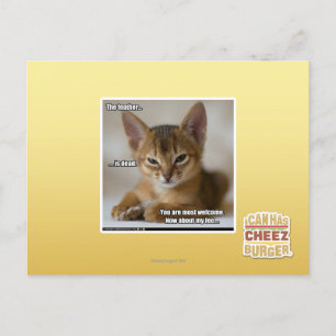 De veer is dood. briefkaart