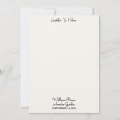 De Veer Rustieke Aziatische Sky Cloud Crane Bruilo Kaart (Achterkant)