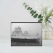 De veerboot briefkaart (Staand voorkant)