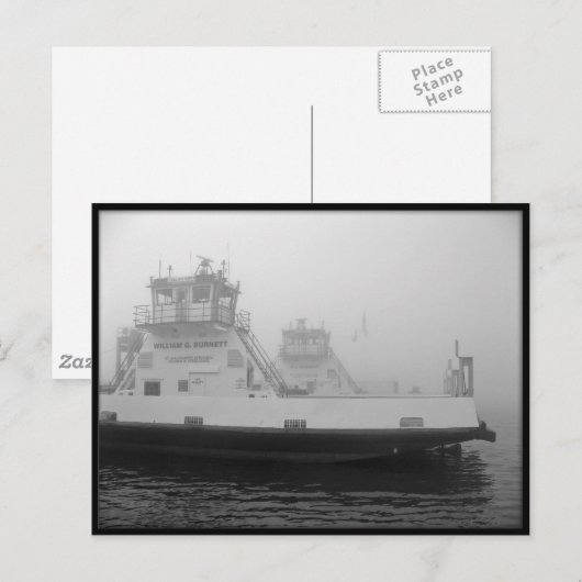 De veerboot briefkaart (Voorkant / Achterkant)