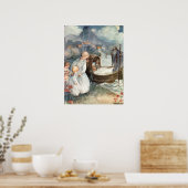 De veerboot van Anne Anderson Poster (Keuken)