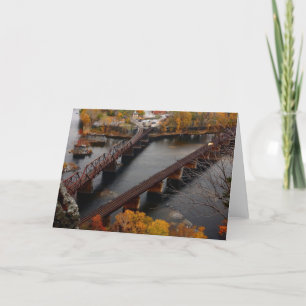 De Veerboot van Harpers in de herfst Kaart