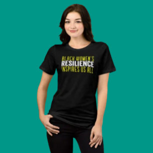 De veerkracht van zwarte vrouwen Tri-Blend shirt