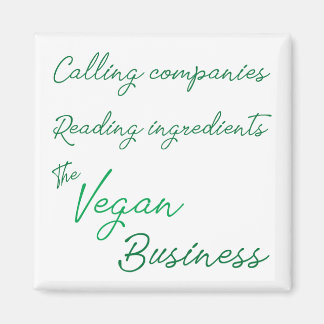 De Vegan Business Magnet Magneet