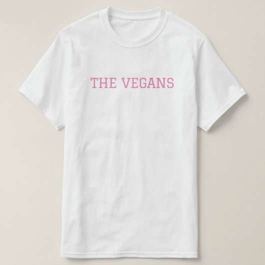 De Vegans T-shirt (Design voorkant)