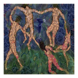 De vegetarische Dans Fine Art Spoof Perfect Poster