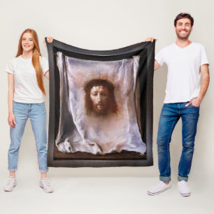 De Veil van Veronica door Domenico Fetti Fleece Deken