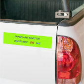 DE VEILERS HEBBEN OOK RECHTEN BUMPERSTICKER (Op Truck)
