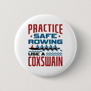 De Veilige Rowing van de praktijk gebruikt een Cox Ronde Button 5,7 Cm