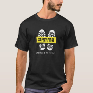 De veiligheid eerste Camping is mijn therapiecampi T-shirt