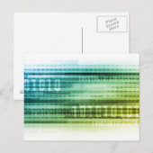 De Veiligheid van gegevens over Internet en Persoo Briefkaart (Voorkant / Achterkant)