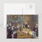 De veiling, 1910 briefkaart (Voorkant / Achterkant)